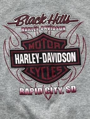 Harley Davidson Black Hills Preowned XL Zip Up Hoodie